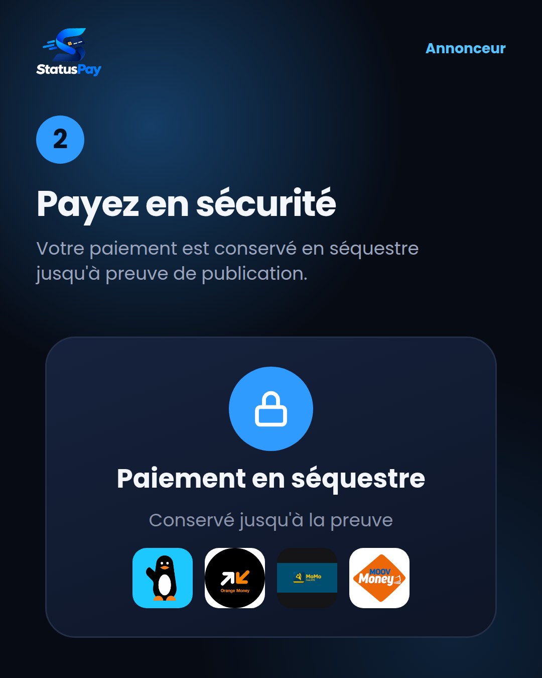 Étape 2 : payez en sécurité